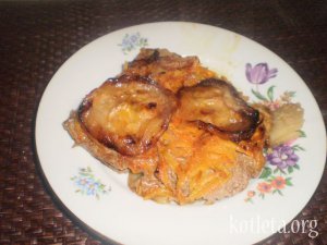 Слоеная запеканка с мясом и кабачками